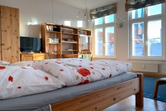 Ausblick vom Bett
